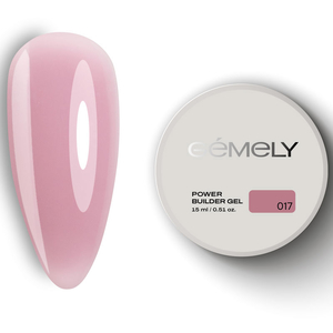 Гель для зміцнення та нарощування Gemely Power Builder gel 017 15 мл, Объем: -15 мл, Цвет: 017