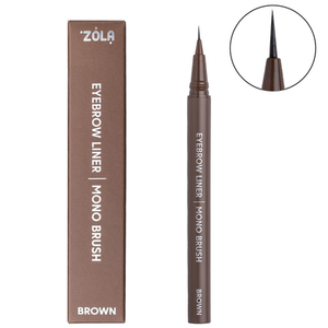 Лайнер для брів c моно-пензлем ZOLA Brown
