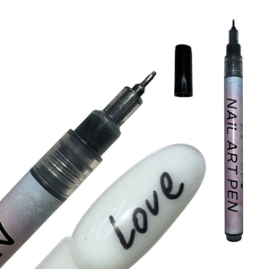 Маркер для дизайна ногтей Black, Цвет: Black