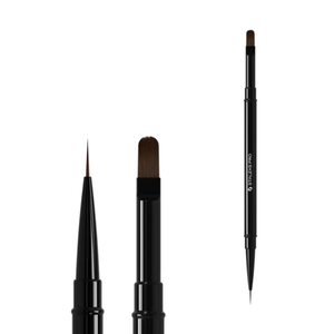 Кисточка двухсторонняя STALEKS EXPERT лайнер 10 мм/для геля 11 мм