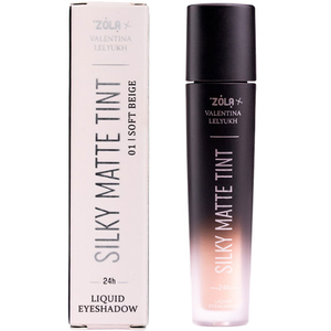 Рідкі тіні для повік ZOLA x Valentina Lelyukh Silky Matte Tint 01 Soft beige, Колір: 01