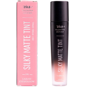 Рідкі тіні для повік ZOLA x Valentina Lelyukh Silky Matte Tint 08 Pink Opal, Колір: 08