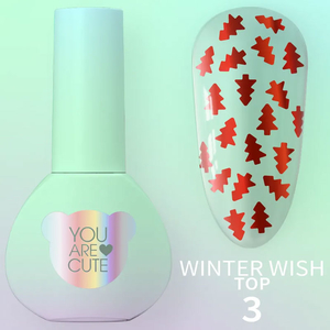 Топ для гель-лака You Are Cute Top Winter Wish №3 5 мл