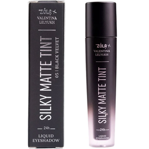 Рідкі тіні для повік ZOLA x Valentina Lelyukh Silky Matte Tint 05 Black Velvet, Колір: 05