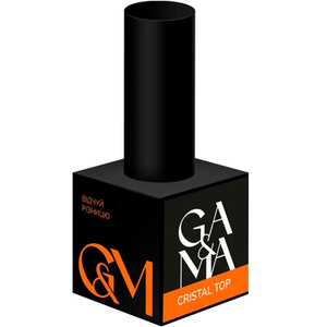 Топ для гель-лаку без ЛШ GaMa Cristal top 15 мл, Об`єм: 15 мл