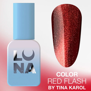 Гель-лак LUNA Color Red Flash By Tina Karol 13 мл, Цвет: Red Flash