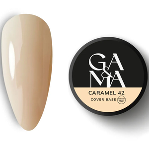 Камуфлююча база GaMa Cover Base №042 Caramel 30 мл, Об`єм: 30 мл, Колір: 042
