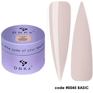 Гель для нарощування DNKa Builder Gel Basic №0045 30 мл, Об`єм: 30 мл
, Колір: 0045
