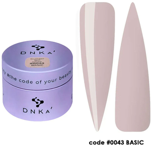 Гель для нарощування DNKa Builder Gel Basic №0043 30 мл, Об`єм: 30 мл
, Колір: 0043