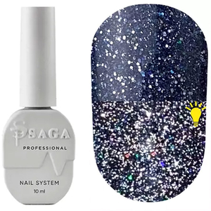 Гель-лак светоотражающий SAGA Fiery Gel №12, 8 мл, Цвет: 12