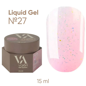 Гель Valeri Liquid Gel №027 15 мл, Объем: 15 мл, Цвет: 027