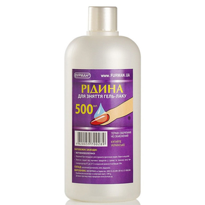 Жидкость для снятия гель-лака Фурман 500 мл, Объем: 500 мл, Вид: Средство для снятия гель-лака