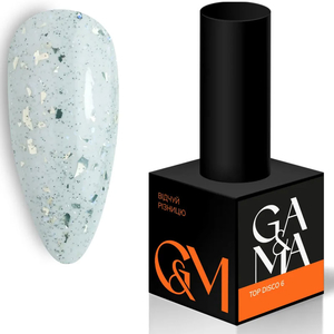 Топ для гель-лака без ЛС GaMa Top Disco SHINE 006 10 мл, Объем: 10 мл, Цвет: 006
