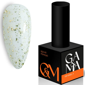 Топ для гель-лаку без ЛШ GaMa Top Shell №005 (оновлений) 10 мл, Об`єм: 10 мл, Колір: 005