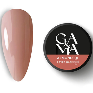 Камуфлююча база GaMa Cover Base №018 Almond 30 мл, Об`єм: 30 мл, Колір: 018