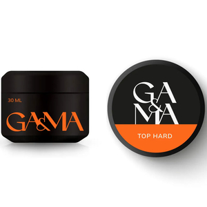 Топ для гель-лаку без ЛШ GaMa Top Hard 30 мл, Об`єм: 30 мл