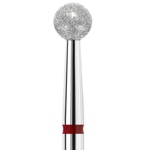 Фреза алмазно-платинова KWARK куля, червона, PL403810FF