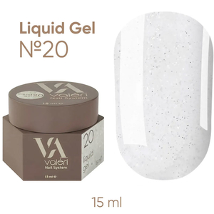 Гель Valeri Liquid Gel №020 15 мл, Об`єм: 15 мл, Колір: 020