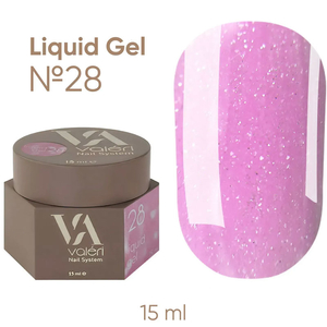 Гель Valeri Liquid Gel №028 15 мл, Объем: 15 мл, Цвет: 028
