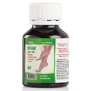 Пілінг для ніг Фурман (густий на фруктовій кислоті) 60 мл, Об`єм: 60 мл