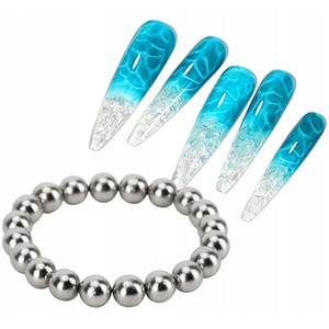 Магнит для гель-лака "кошачий глаз", круглые бусины (5мм/20шт)