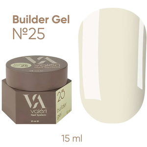 Гель для нарощування Valeri Builder Gel 25 15 мл, Объем: -15 мл, Цвет: 25