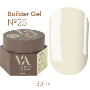 Гель для нарощування Valeri Builder Gel 25 30 мл, Объем: -30 мл, Цвет: 25