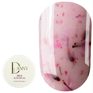 Гель із сухоцвітами DANNY Milk Blossom Gel №15 15 мл, Колір: 15