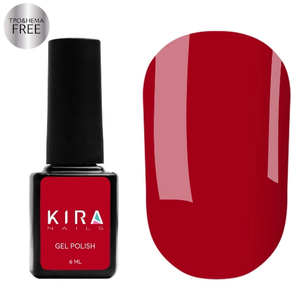 Гель-лак Kira Nails №041 (бордовый, эмаль), 6 мл