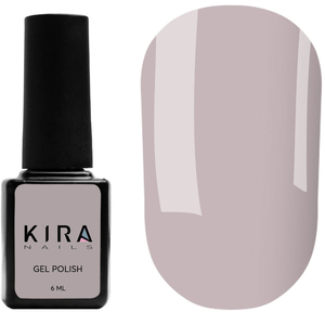 Гель-лак Kira Nails №066 (светло-серый, эмаль), 6 мл