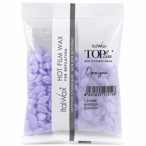 Гранулированный воск для чувствительной кожи ItalWax Top Formula Орхидея 100 г, Объем: 100 г, Аромат: Орхидея