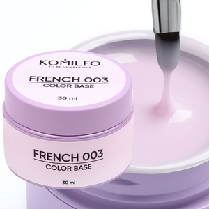 Френч база Komilfo Color Base French 003 HEMA/TPO free 30 мл (гель-банка), Об`єм: 30 мл (банка), Колір: 003