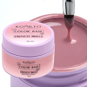 Френч база Komilfo Color Base French 013 HEMA/TPO free 30 мл (гель-банка), Объем: 30 мл (банка), Цвет: 013
