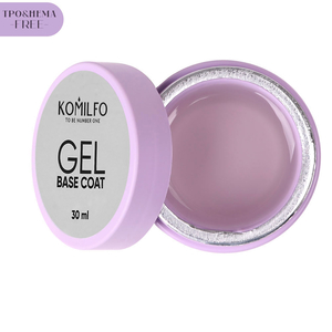 Гель-база для нігтів Komilfo Gel Base Coat HEMA/TPO free 30 мл (гель-банка), Об`єм: 30 мл банка
