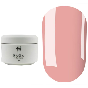 Гель для нарощування SAGA Builder Gel Veil №1 Cover Pink 15 мл, Об`єм: 15 мл, Колір: Cover Pink
