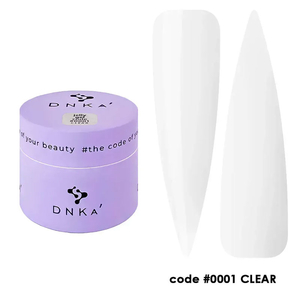 DNKa Гель-желе для ногтей Gelly Gel 0001 Clear, 15 мл, Объем: 15 мл, Цвет: 0001