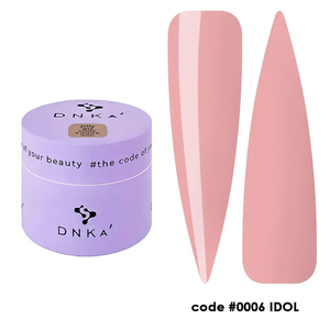 DNKa Гель-желе для ногтей Gelly Gel 0006 Idol, 15 мл, Объем: 15 мл, Цвет: 0006
