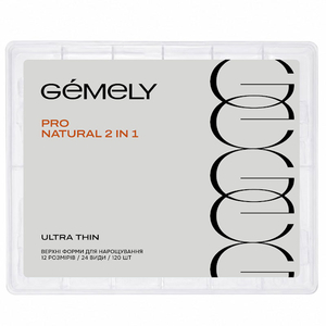 Верхние формы GÉMELY ex GA&MA О Натуральные 2в1 сверхтонкие Upper forms Pro Natural 2 in 1 Ultra Thin., Размер: Pro Natural