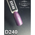 Гель-лак Komilfo Deluxe Series D240 (приглушенный фиолетовый, эмаль), 8 мл2