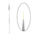 Пензлик OPI Liner 3, прозора ручка L-29, Колір: Liner 3, прозрачная ручка