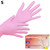 Рукавички нітрил неопудрені нестерильні Style Strawberry 100 шт, S, Розмір рукавичок: S, Розмір: S, Колір: Рожевий