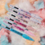 Kira Nails Lollypop Base №005 (яскраво-рожевий з різнокольоровими пластівцями), 6 мл, Колір: 0058
