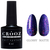 Гель-лак CROOZ Cat Eye Mercury 01 сине-фиолетовый с поталью, 8 мл, Цвет: 01
