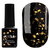 Kira Nails No Wipe Top Gold Shard – топ без ЛЖ с золотой талью, 6 мл