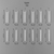 Многоразовые верхние формы ART Dual Nail Forms, Type 02, Размер: 024