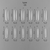 Многоразовые верхние формы ART Dual Nail Forms, Type 03, Размер: 034