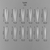 Многоразовые верхние формы ART Dual Nail Forms, Type 05, Размер: 054