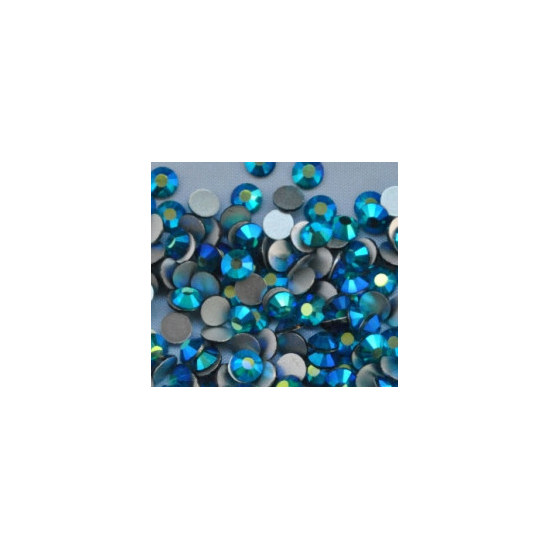 Стразы Blue Zircon Ab SS4 (1.5-1.7 мм), 100 шт
