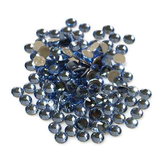 Стразы Lt.sapphire ss6 (1.9-2.0 мм), 100 шт