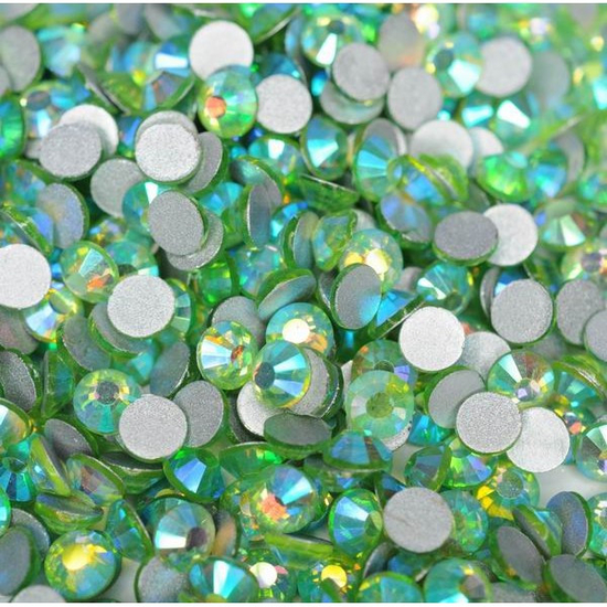 Стразы Peridot Ab SS4 (1.5-1.7 мм), 100 шт